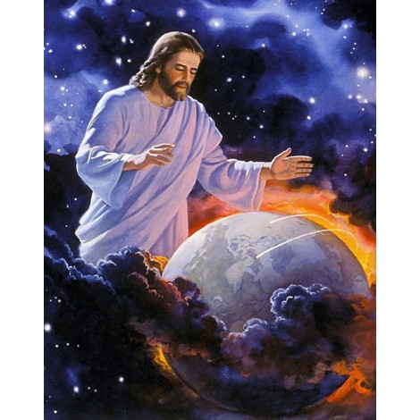 5D DIY Diamond Painting Jesus Embroidery Cross Stitch Rhinestone Art VM90377