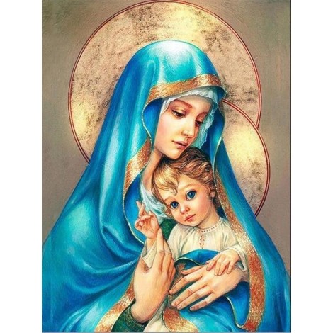 2019 New Hot Sale Catholicism Religious 5d Diy Crystal Diamond Painting Kits UK VM3699