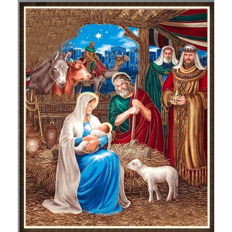 New Arrival Hot Sale Christianity Pattern 5d Diy Diamond Painting Kits UK VM7040