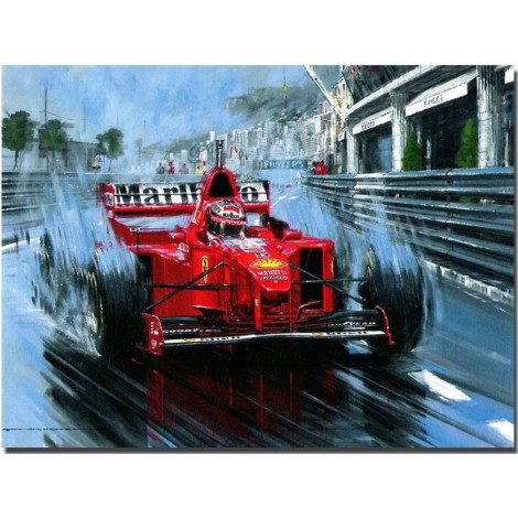 Oil Painting Style Popular Formula 1 Racing Car Diamond Painting Kits UK NB0311