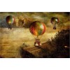 Oil Painting Style Hot Air Balloon 5D DIY Diamond Painting Embroidery Kits UK NA0639