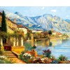 2019 For Beginners Town Scenery 5d Diy Diamond Painting Cross Stitch UK VM3671