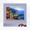 2019 Hot Sale Landscape Seaside Town Diy 5D Mosaic Diamond Painting Kits UK VM5020