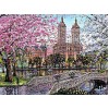 2019 Watercolor Landscape Town Diy 5d Diamond Painting Kits UK QB5353