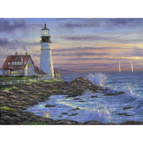 2019 New Hot Sale Lighthouse Modern Art 5d Diy Diamond Painting Kits UK VM20231