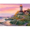 2019 Hot Sale Landscape Lighthouse Pattern Diy 5d Diamond Painting Kits UK VM39205