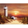2019 Dream Lighthouse Landscape 5d Diy Diamond Painting Kits UK VM9050