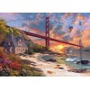Suspension Bridge Embroidery Mosaic Cross Stitch VM92355