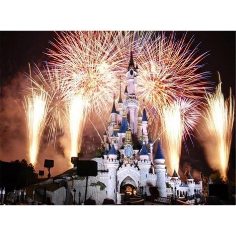 2019 Full Drill Dream Castle 5D Diy Cross Stitch Diamond Painting Kits UK NA0038