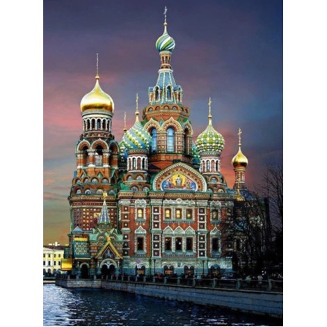 Special 2019 New Beautiful Castle 5d Diy Diamond Painting Castle UK VM3304