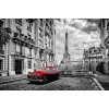 2019 New Hot Sale Red Cars Street Eiffel Tower Diamond Painting Street UK VM3321
