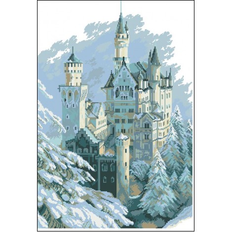 Watercolor Landscape Castle 5D Diy Cross Stitch Diamond Painting Kits UK NA0027