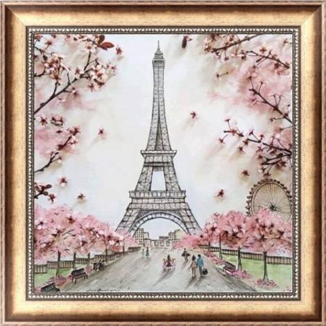 2019 Cheap Diamond Pattern Eiffel Tower Diy 5d Diamond Painting Kits UK VM6213