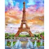 2019 New Hot Sale Eiffel Tower Picture Diy 5d Diamond Painting Set UK VM20086