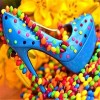 Special Candy Shoes Icon 5D DIY Embroidery Cross Stitch Diamond Painting Kits UK NB0096