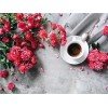 2019 New Hot Sale Coffee Cup And Flower Diy 5d Diy Crystal Painting Kits UK VM3015