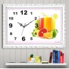 Large 2019 Wall Fruit Clock 5D DIY Diamond Painting Embroidery Kits UK NB0305