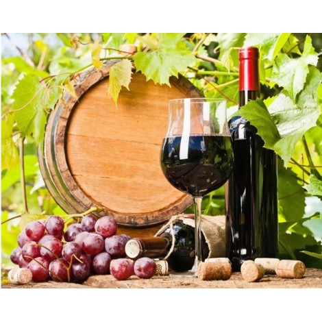 2019 New Hot Sale Fruit And Wine Decor Diy 5d Diamond Painting Set UK VM20201
