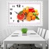 2019 Wall Fruit Clock 5D DIY Diamond Painting Embroidery Cross Stitch Kits UK NB0306