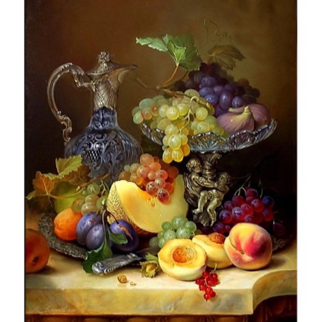 2019 New Hot Sale Fruit And Wine 5d Resin Diamond Painting UK VM8608