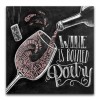 Square Round Drill Blackboard Wine Glass 5d Diy Diamond Painting Kits UK VM09615
