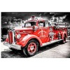 2019 Popular Red Fire Truck 5d Diy Diamond Painting Kits UK VM7582