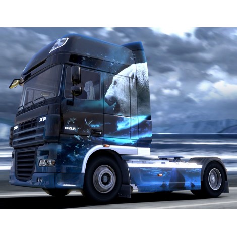 Dream Truck 5D DIY Embroidery Cross Stitch Diamond Painting Kits UK NB0044