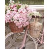 Bicycle Flower Full Drill 5D DIY Diamond Painting Kits UK VM90558