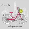 Cartoon Full Drill Bicycle 5D DIY Embroidery Cross Stitch Diamond Painting Kits UK NB0054
