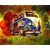 5D DIY Diamond Painting Kits UK Seaside Bus Cross Stitch Watercolor VM90368