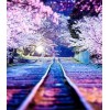 2019 New Hot Sale Landscape Nature Train Road 5d Diy Diamond Painting Kits UK VM9018