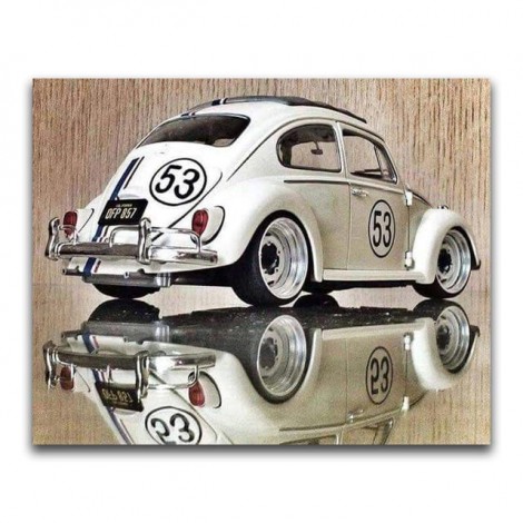 2019 Special White Cars UK Best Kids Gift Diy Painting By Crystal VM2041