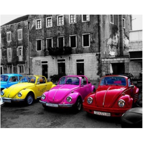 2019 Modern Art Red Cars 5d Diy Diamond Painting Kits UK VM9202