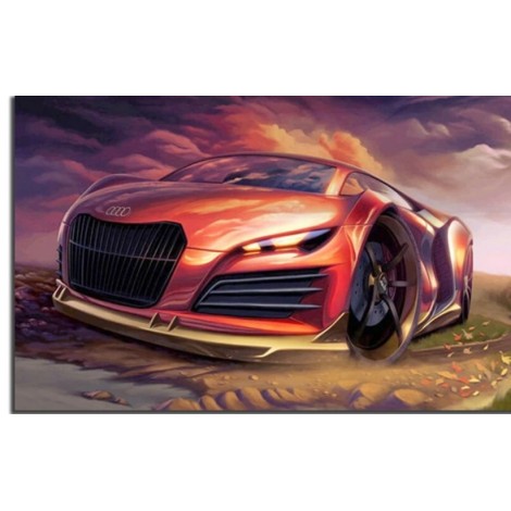 2019 Audi Sports Cars Embroidery Cross Stitch 5D DIY Diamond Painting Kits UK VM90053