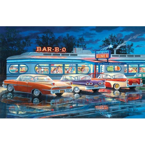 Full Drill 5D DIY Diamond Painting Cartoon Cars VM90995