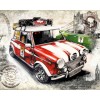 Hot Sale Retro Cars 5D DIY Embroidery Cross Stitch Diamond Painting Kits UK NA0753