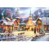 Christmas Tree Village In Winter 5D Diy Diamond Painting Kits UK NW91042