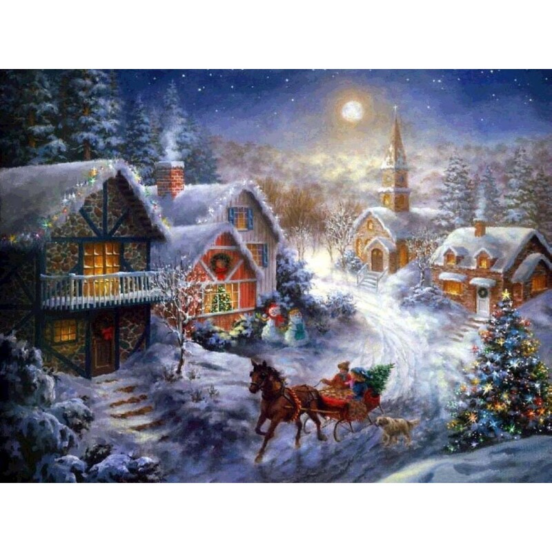 Winter Christmas Village ...