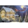 Winter Christmas Village 5D Diy Diamond Painting Kits UK NW91010