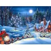 Winter Dream Christmas Village 5D Diy Cross Stitch Diamond Painting Kits UK NA0238