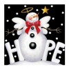 New Arrival Cartoon Winter Snowman 5d Diy Cross Stitch Diamond Painting Kits UK QB7142