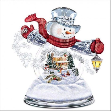 New Arrival Snowman Pattern 5d Diy Diamond Painting Kits UK QB8002