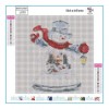 New Arrival Snowman Pattern 5d Diy Diamond Painting Kits UK QB8002