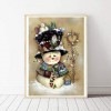 Christmas Cartoon Snowman 5d Diy Cross Stitch Diamond Painting Kits UK QB7130