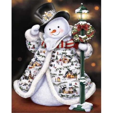 Christmas Snowman Full Drill 5D DIY Diamond Painting Kits UK NW91063