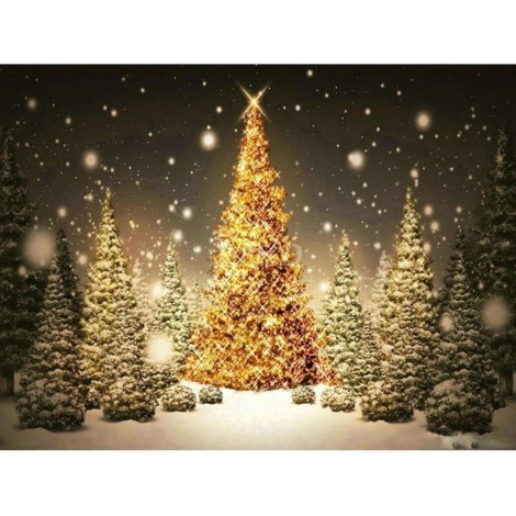 Dream Full Square Drill Christmas Tree 5d Diy Diamond Painting Kits UK NA0398