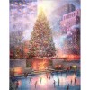 Christmas Tree Skating Rink 5D Diy Diamond Painting Kits VM90801
