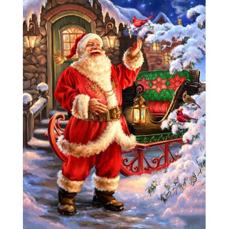 2019 Hot Sale Santa Claus Christmas Gifts 5D Diy Diamond Painting Kits UK VM7579
