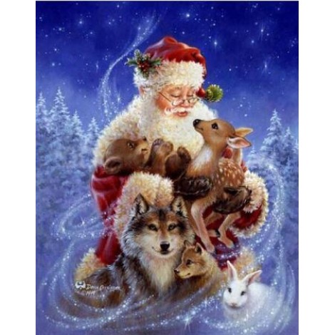 2019 Hot Sale Santa Christmas 5D Diy Diamond Painting Kits UK VM7577