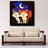 Valentines Day Gift Cartoon Cat With Romantic moonlit Diamond Painting Kits AF9425